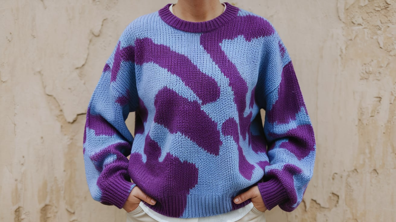 Purple and Blue Tie Dye Fugler