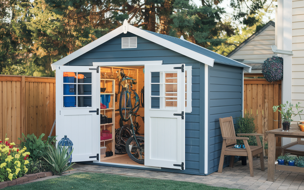 9'x12' Plastic Shed