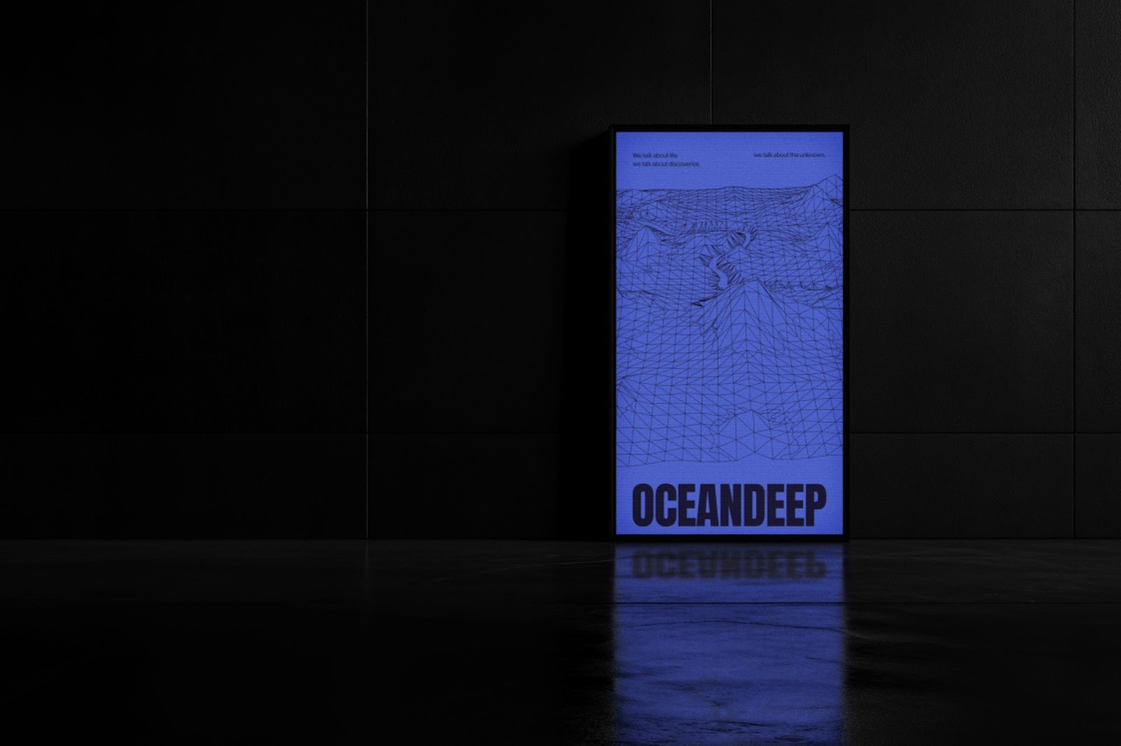 Image from the Exploring OceanDeep’s Graphic Design and Motion Design Project article on Abduzeedo