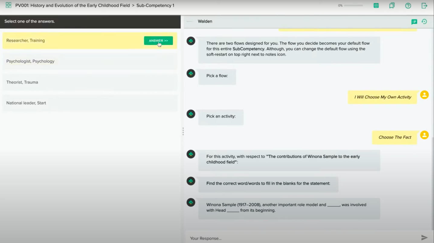 Example of AI chatbots for higher education  