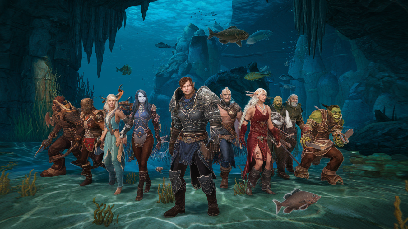 The underwater raid from EverQuest 1 Antonica