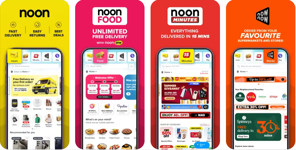 Noon Grocery App