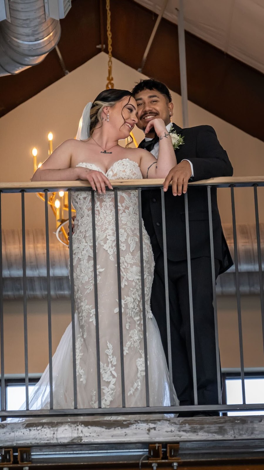 Mezzanine at Rustic Daisy Barn/ Boise barn venue reception flow Wedding barn venue near me mezzanine Meridian Idaho