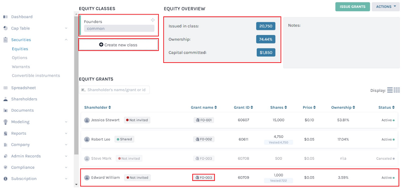 equity overview 