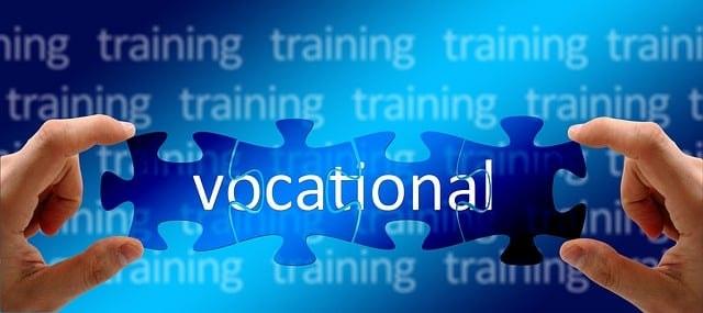 training, vocational training, to learn