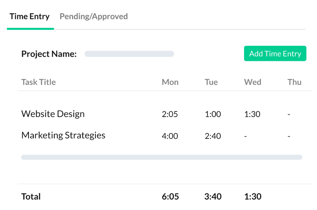 nTask Time Tracking