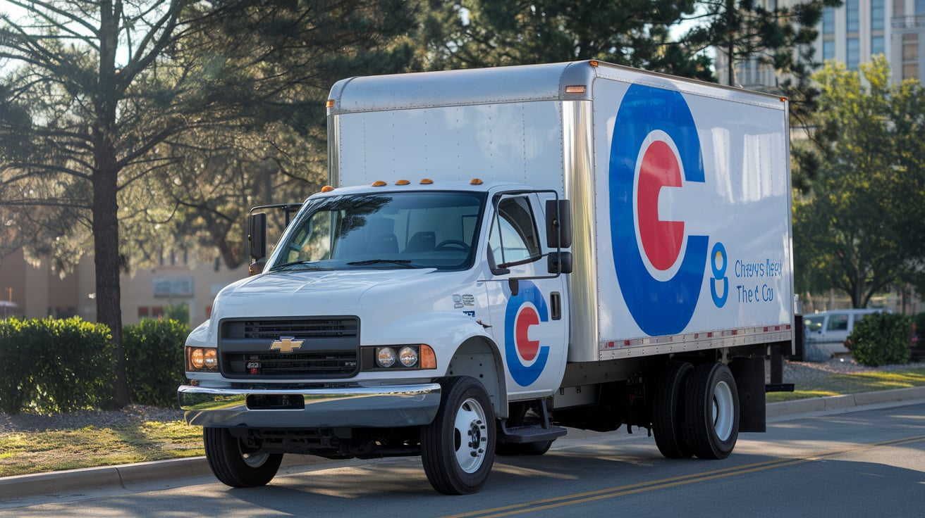 The 2009 Chevrolet C6500 box truck 13'6