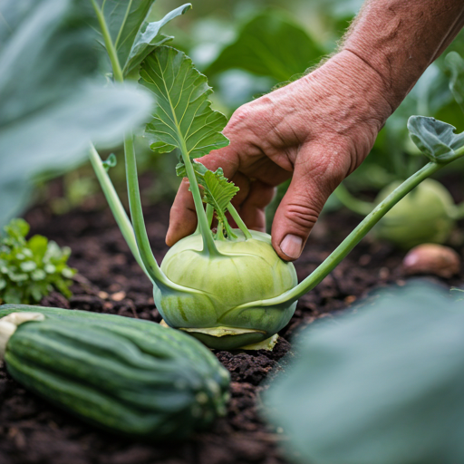 How to Harvest Kohlrabi