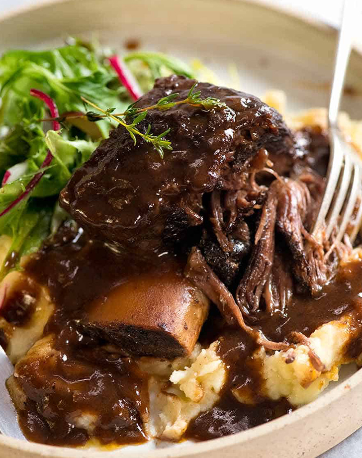 passover recipes: slow-cooked braised beef short ribs