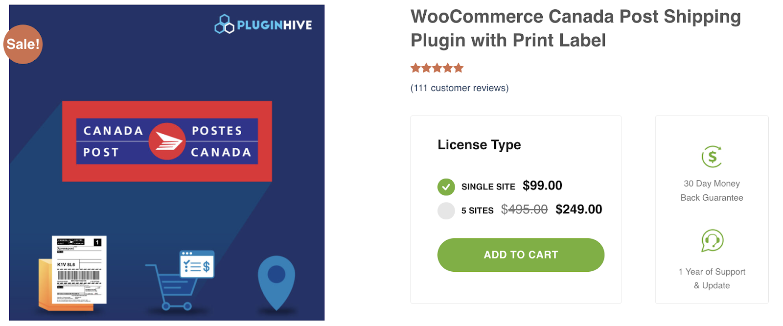 WooCommerce Canada Post Shipping Plugin - PluginHive