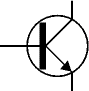 NPN transistor symbol