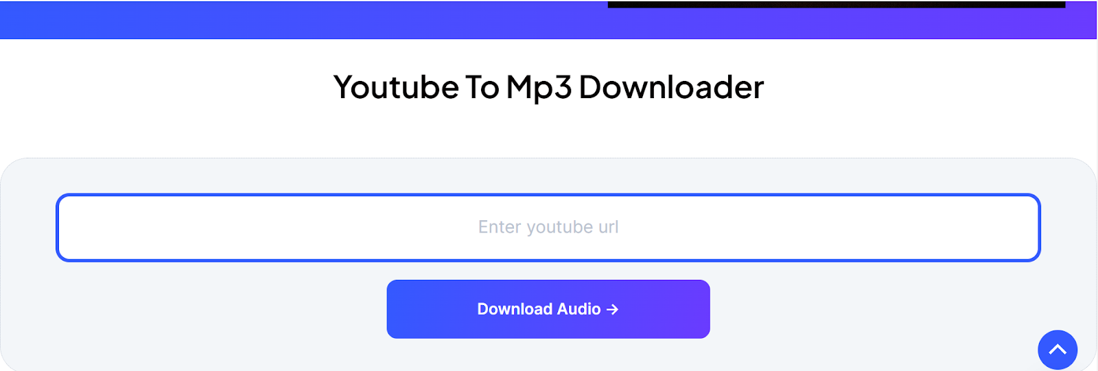 YouTube music downloader