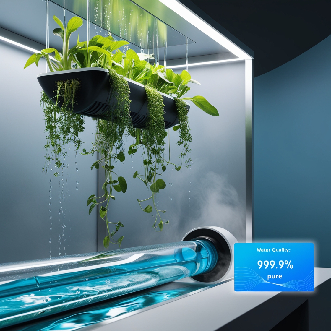 Aeroponics system water quality and management