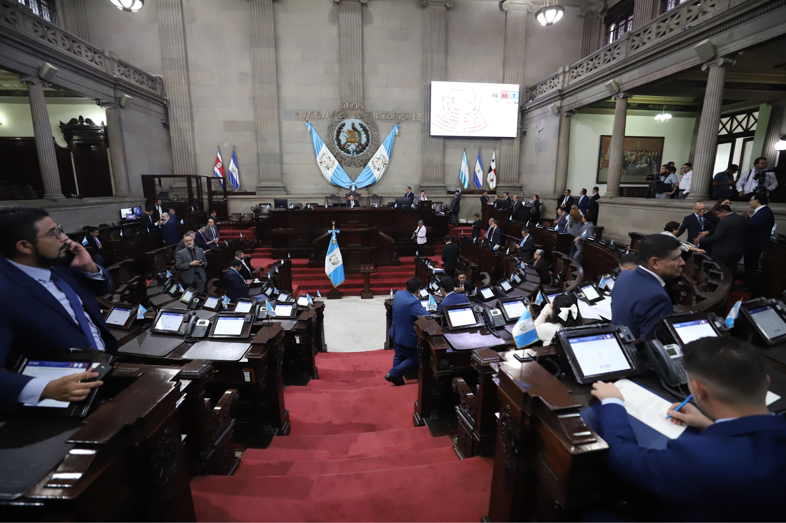 En la 37a. sesión ordinaria del Congreso, se discutió en segunda lectura la iniciativa del Fondo Verde. Foto: Congreso de la República.