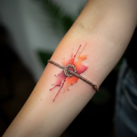 Lasso Rope Tattoo