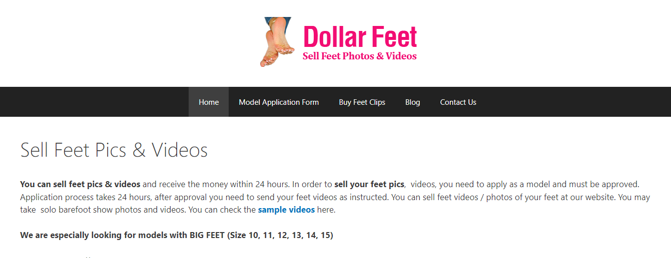 DollarFeet Sell Feet Photos and Videos