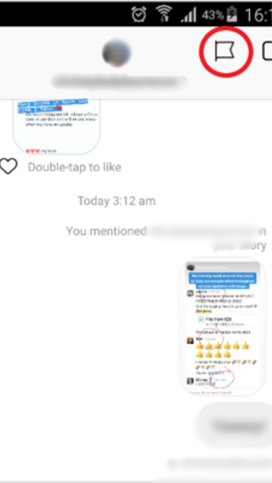 How to flag DMs on Instagram 2