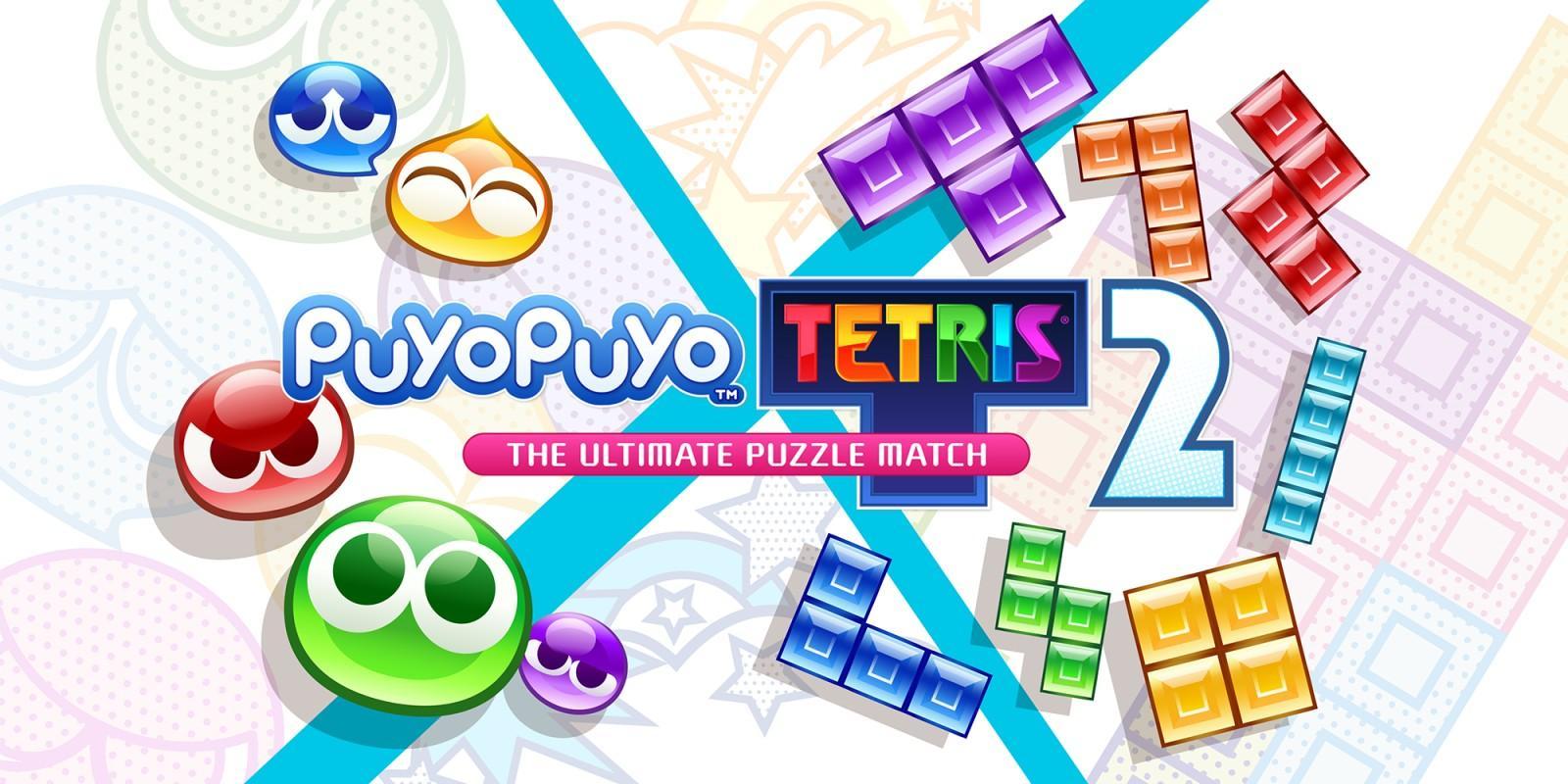 The Official Picture of Puyo Puyo Tetris 2 with its characters, One of best arcade games for switch