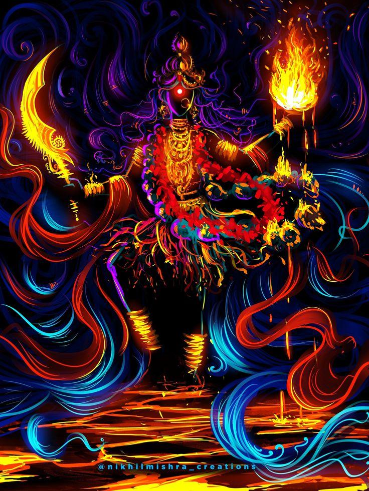 Maa Kali digital art , Nikhil Mishra