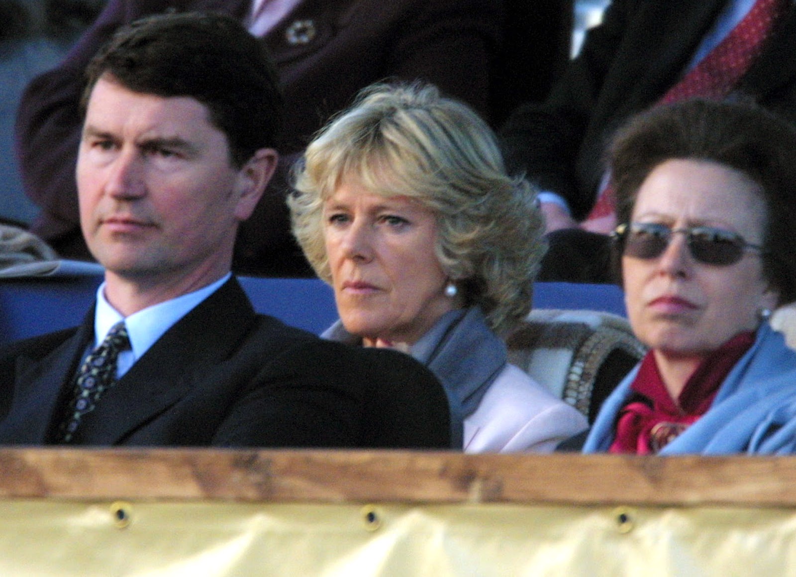 Queen Camilla and Princess Anne at the "Prom at the Palace" concert, as part of Queen Elizabeth II's Golden Jubilee celebrations, on June 1, 2002, in London, England. | Source: Getty Images