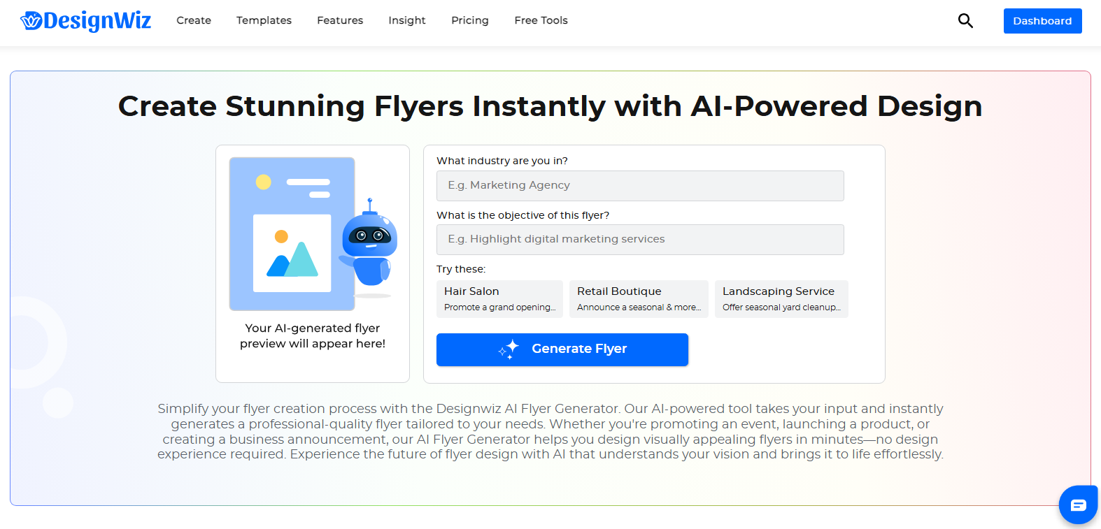 DesignWiz: AI Flyer Maker for e-commerce Marketing