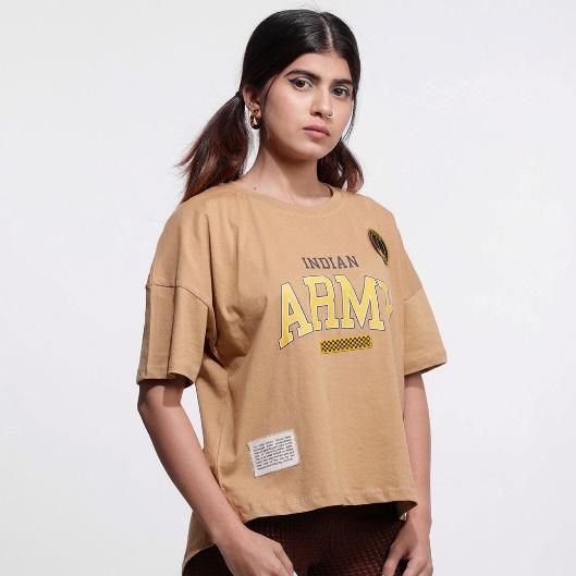 Classic Indian Army Women's Oversized T-Shirt