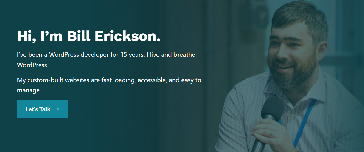 WordPress developer portfolio