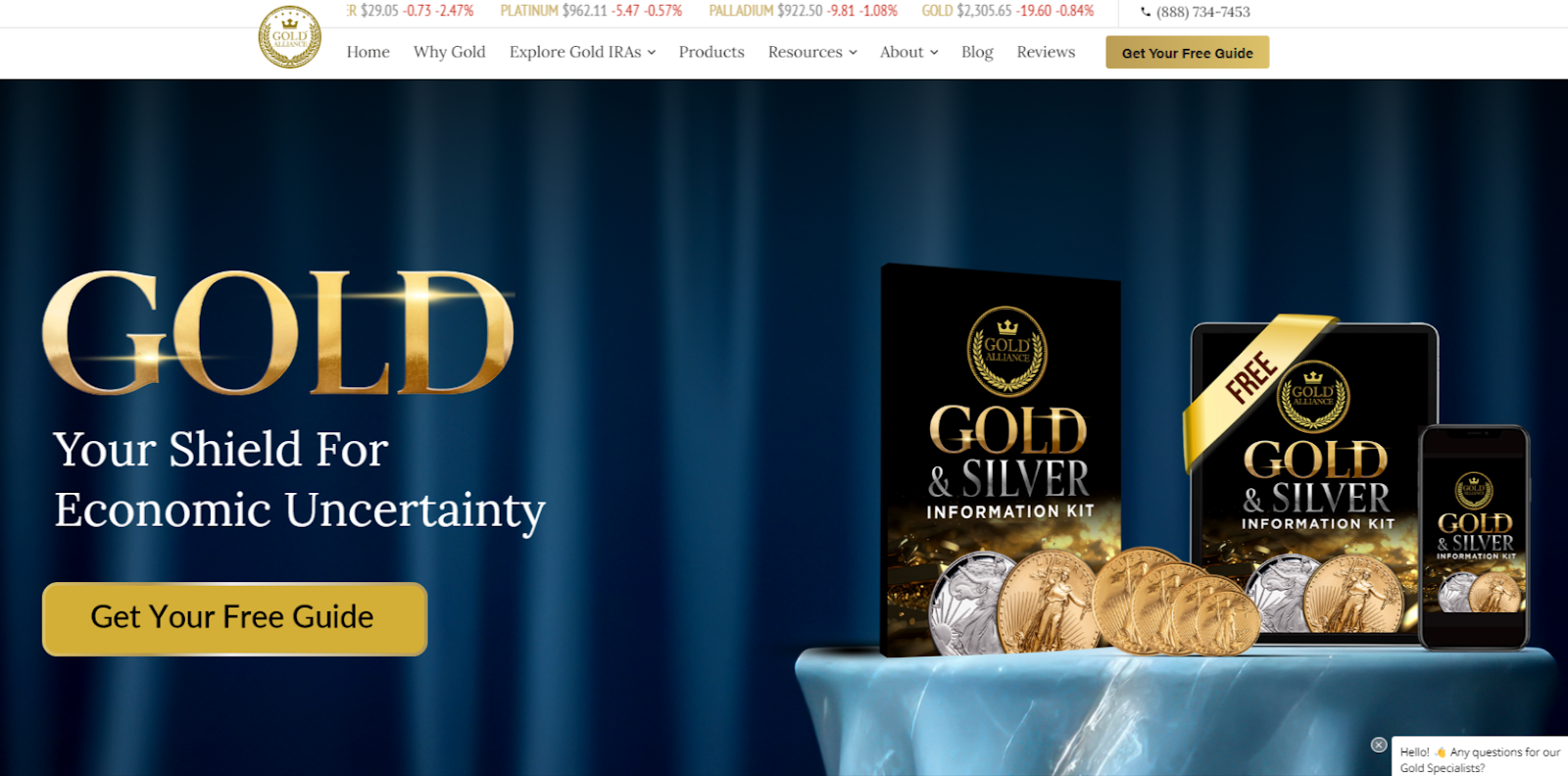 Gold Alliance website