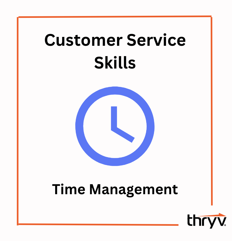 customer service skills - time management