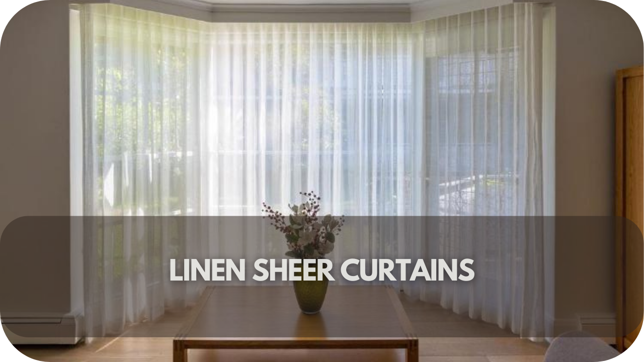 Natural linen sheer curtains for a relaxed Aussie home vibe