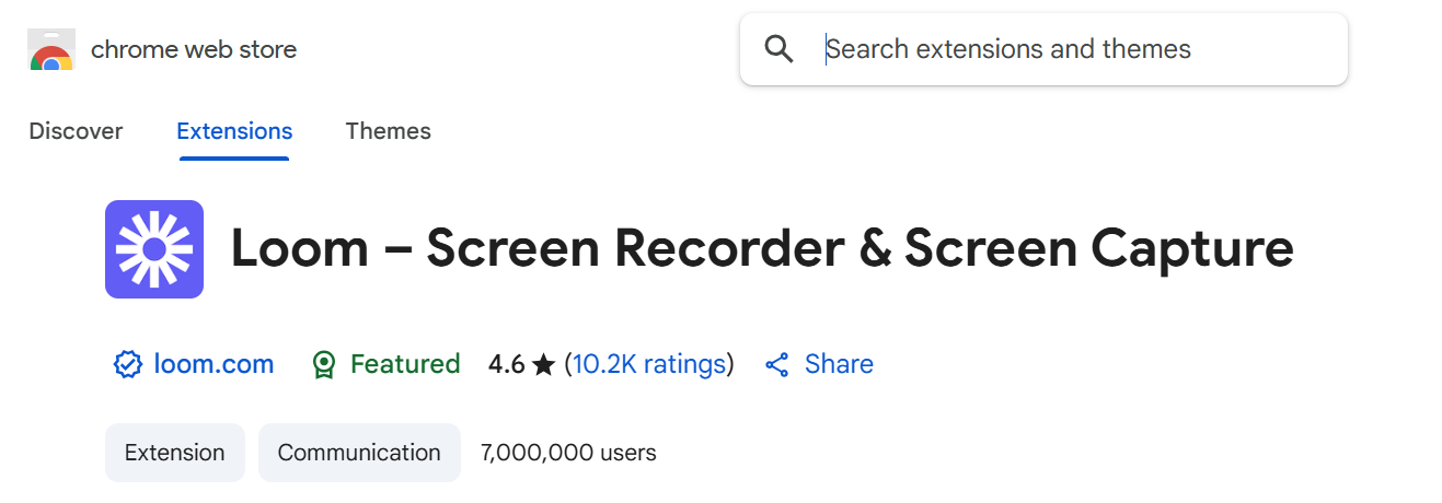 loom Average User Rating