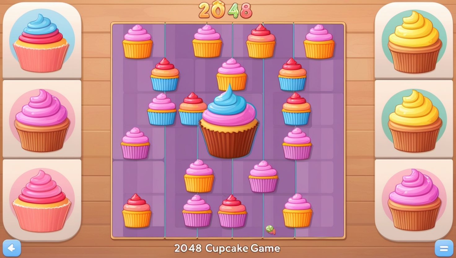 2048 Cupcake Game