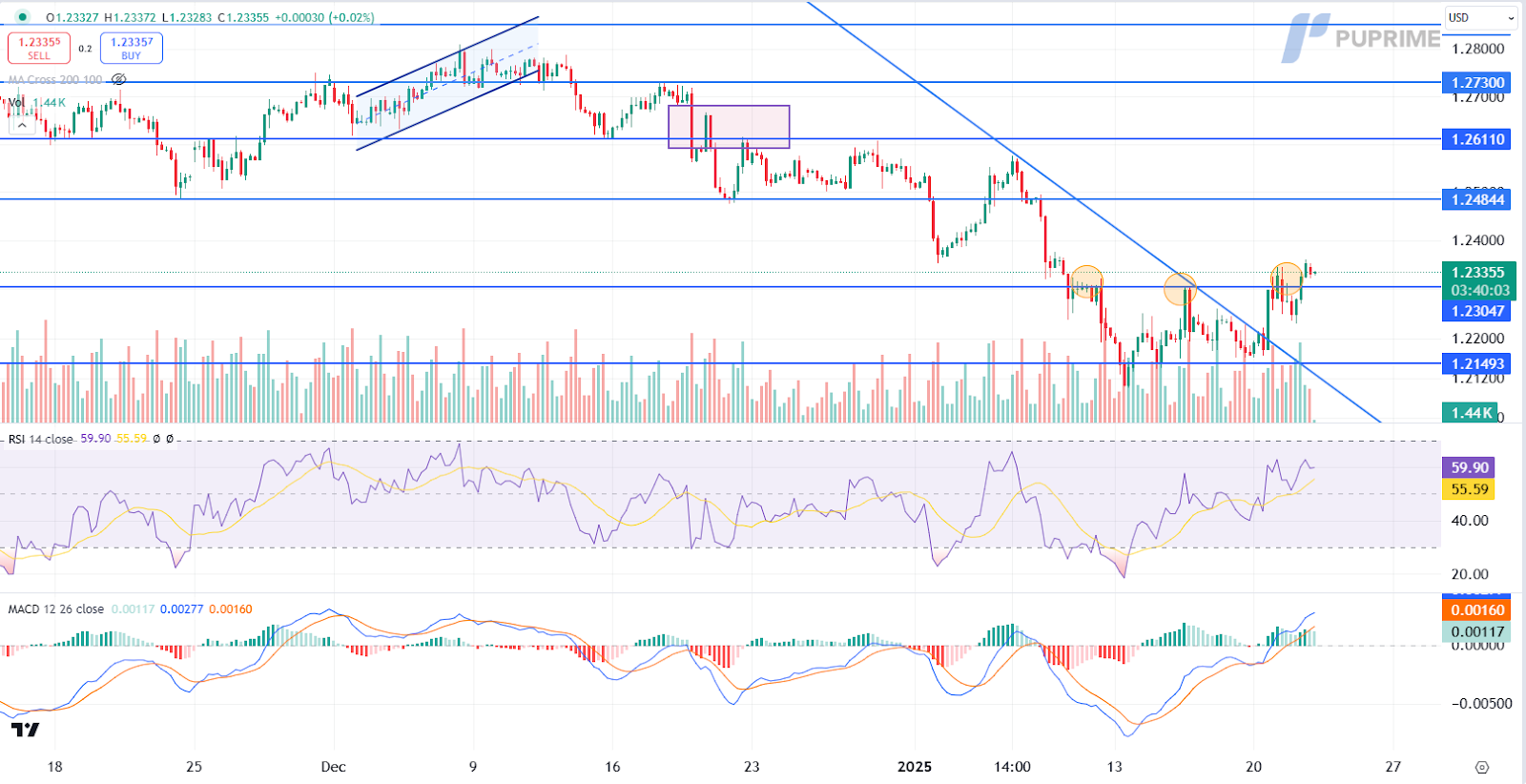 gbpusd 22012025