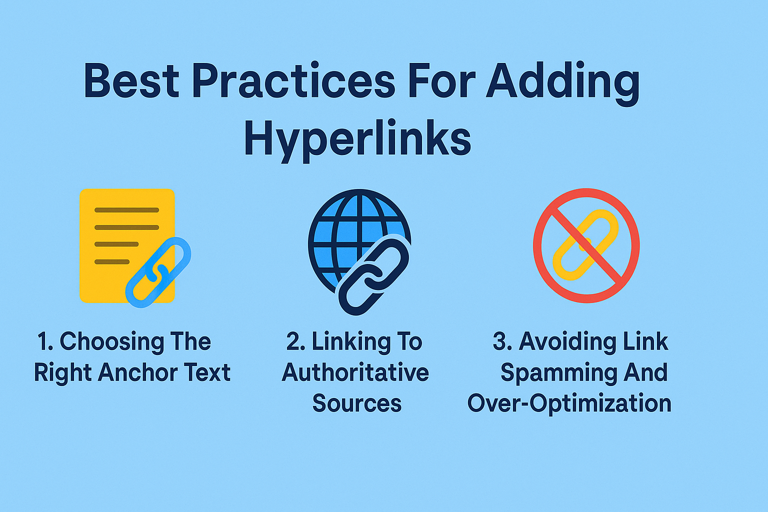 Practices For Adding Hyperlinks