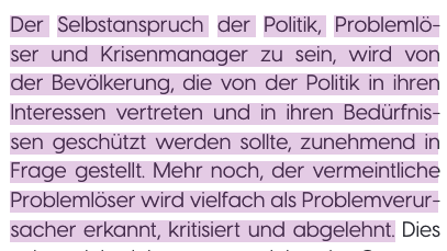 Screenshot aus dem Wahlprogramm der FPÖ, Seite 5