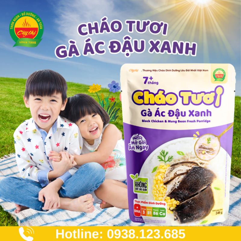 Cháo Tươi Gà Ác Đậu Xanh của Cây Thị