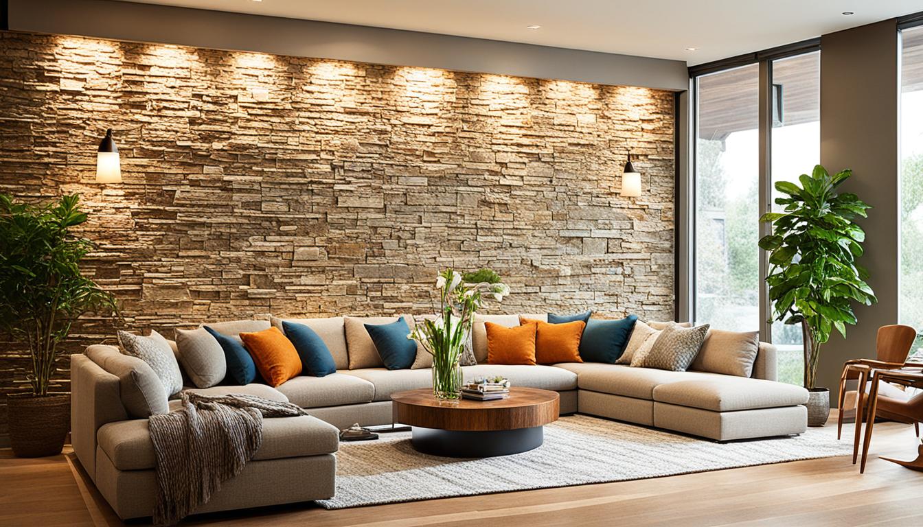 stone accent walls