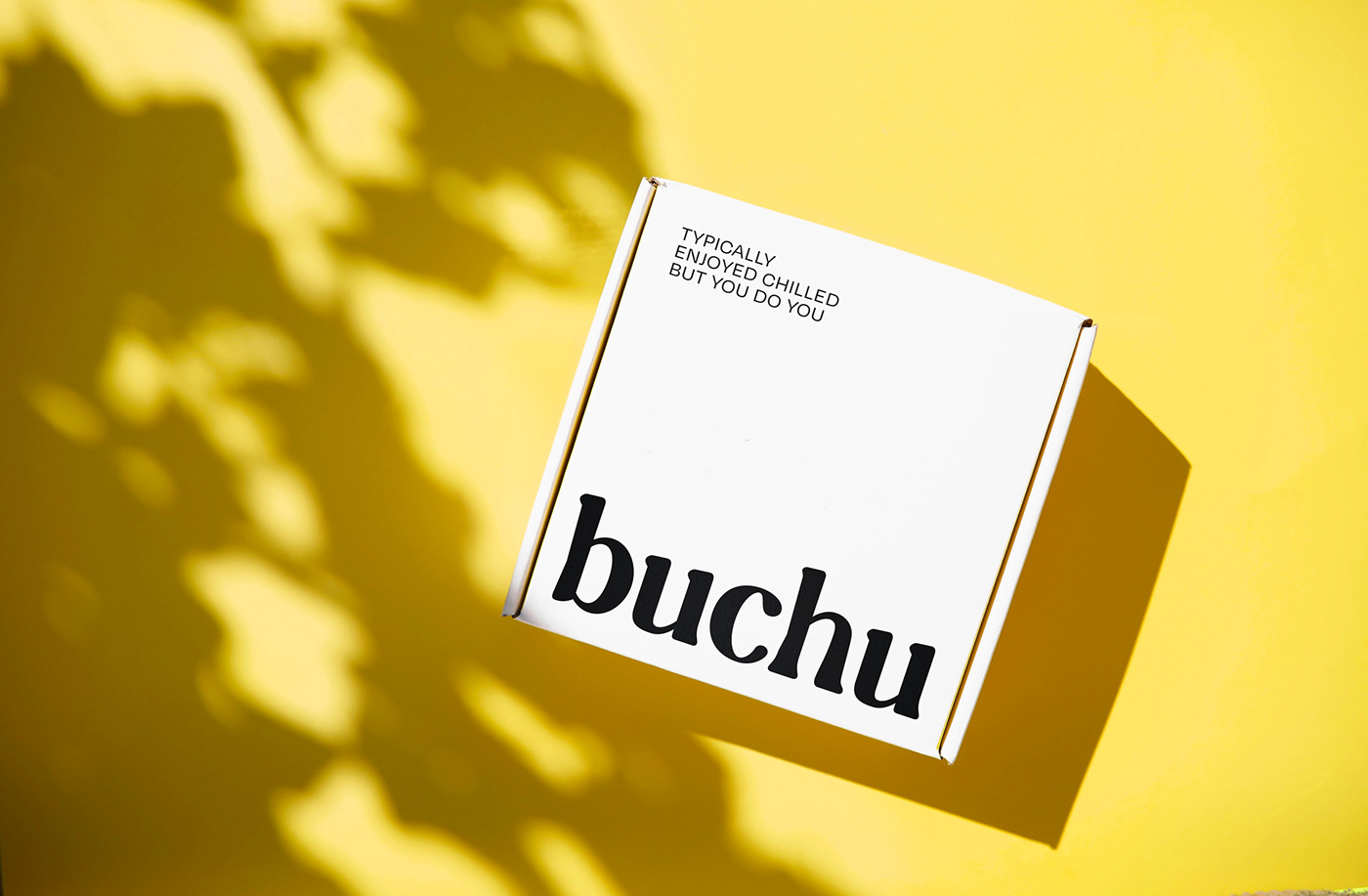 Image from the BUCHU: Branding and Packaging Design for a Kombucha Brand article on Abduzeedo