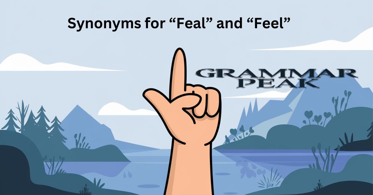 Synonyms for “Feal” and “Feel”