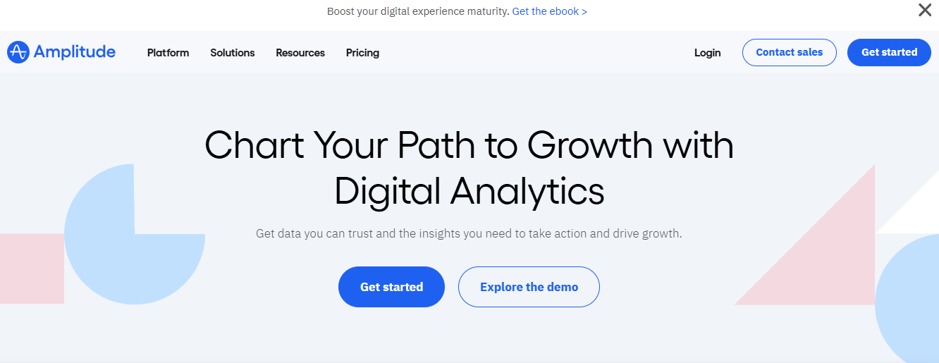 Digital marketing tools - Amplitude