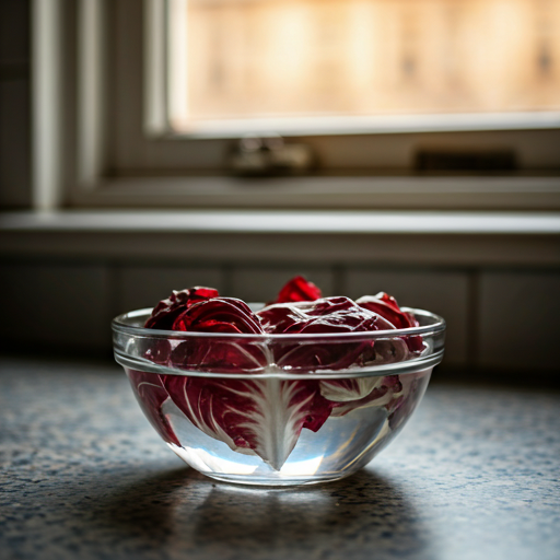 Reducing Radicchio's Bitterness for a Milder Flavor