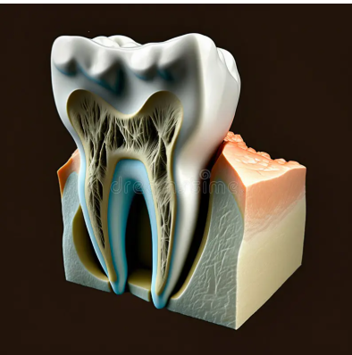 image of dental caries detection using AI