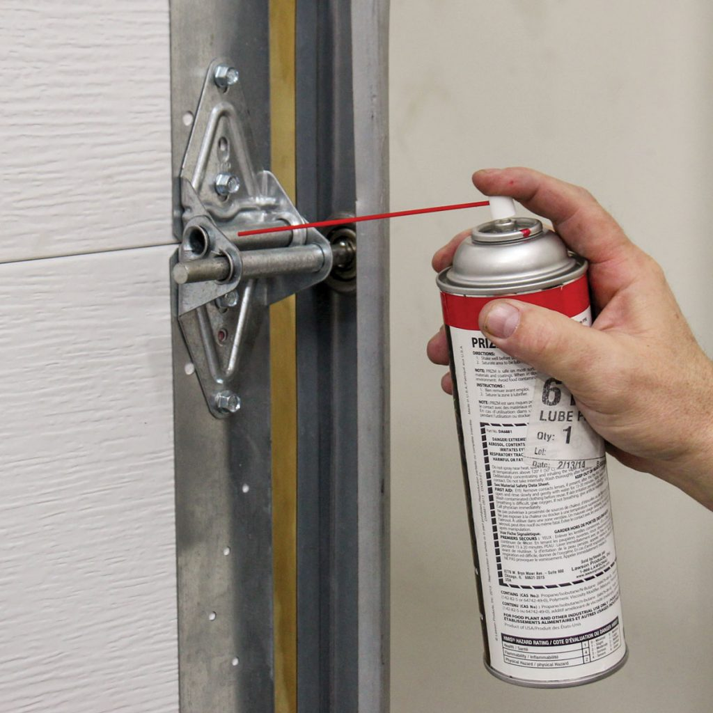 garage door off track