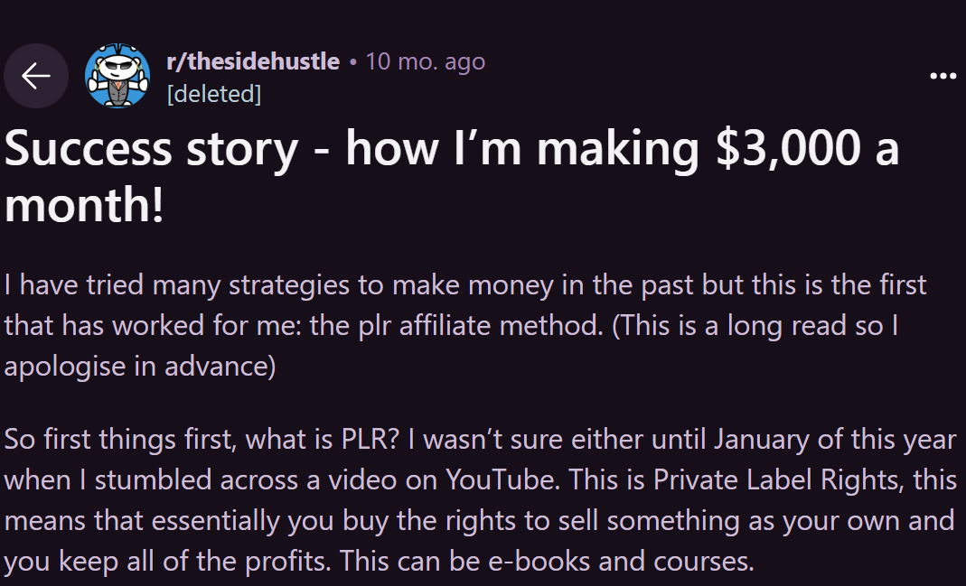 Digital dropshipping success Reddit