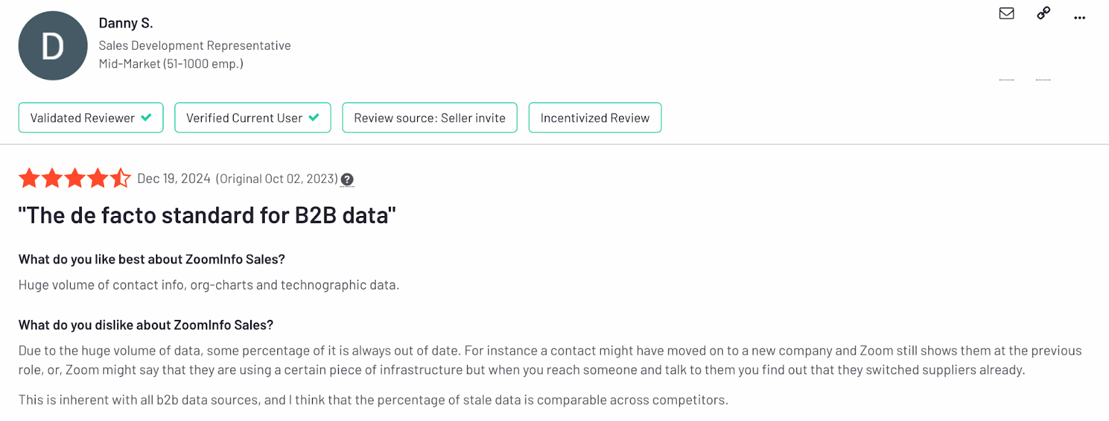 Zoominfo review