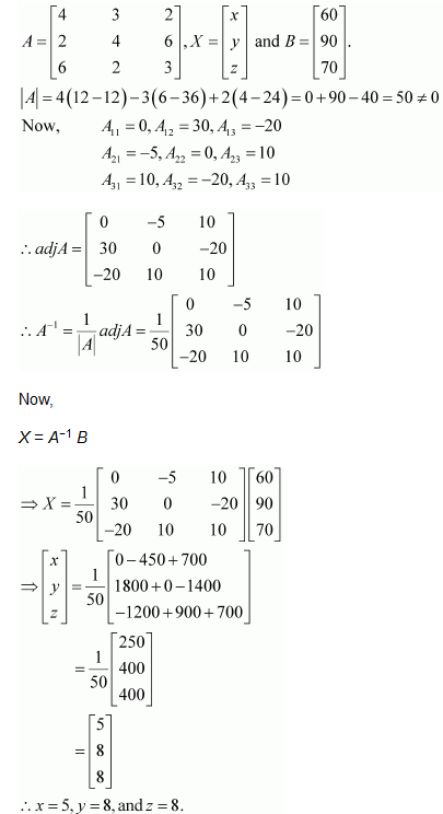 NCERT Solutions class 12 Maths Determinants