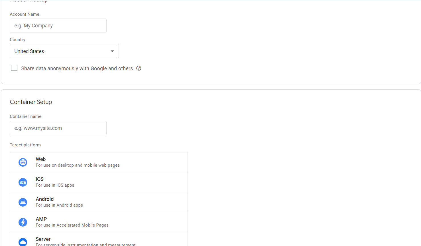 Google Tag ID