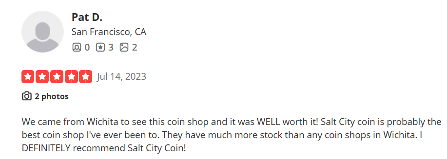 review 1 of Salt City Coin