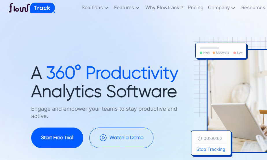 FlowTrack – Best Affordable Pick For Small Companies