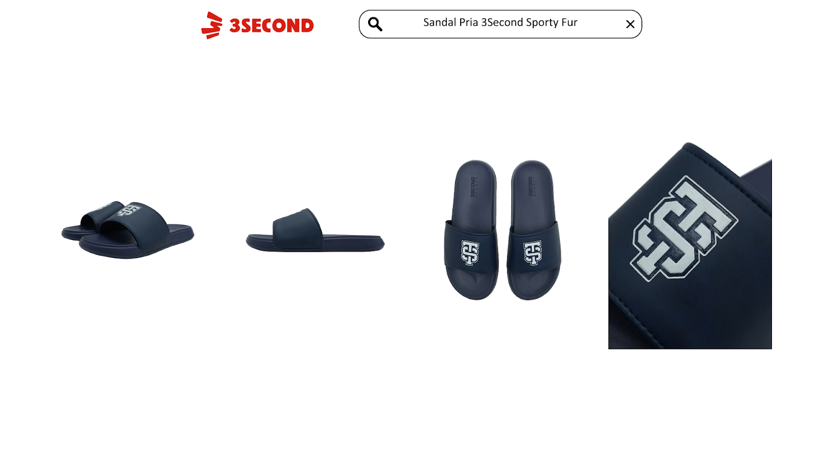 Sandal Slip On Navy